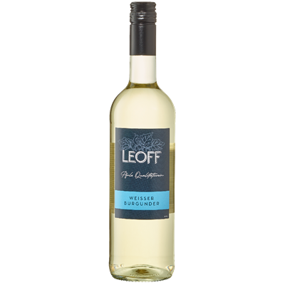 Leoff weißer Burgunder QBA Qualitätswein 12,50% Vol 0,75l