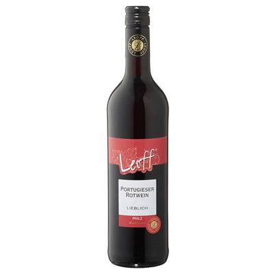 Leoff Portugieser Rotwein QBA Qualitätswein 12,5% Vol 0,75l